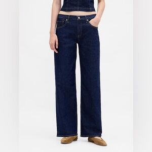 Gap Low Rise '90s Loose Jeans in Dark Blue Indigo